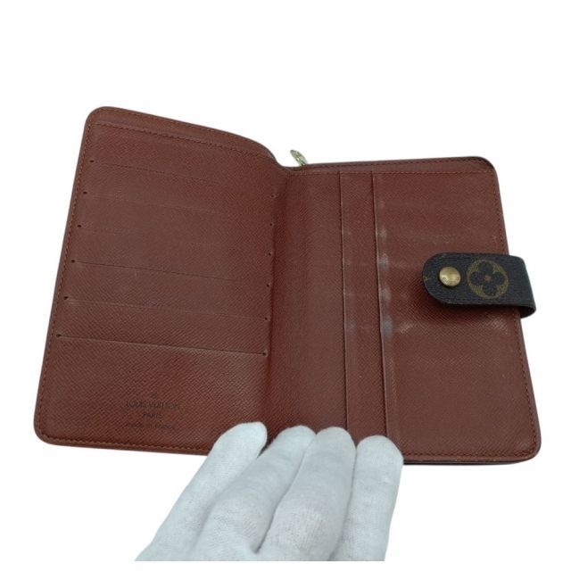 中古 LOUIS VUITTON ルイヴィトン ポルトパピエジップ M61207 2つ折り