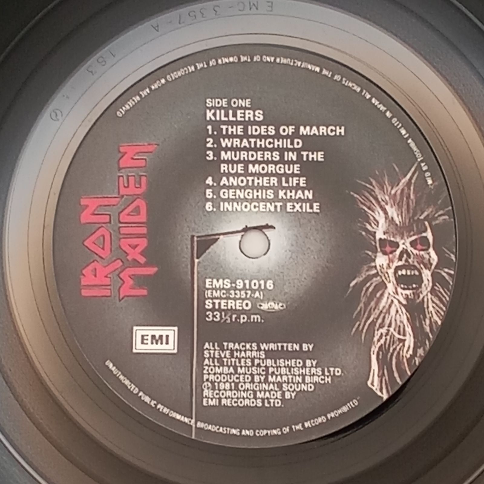 帯付LP】アイアン・メイデン (Iron Maiden) – キラーズ (Killers