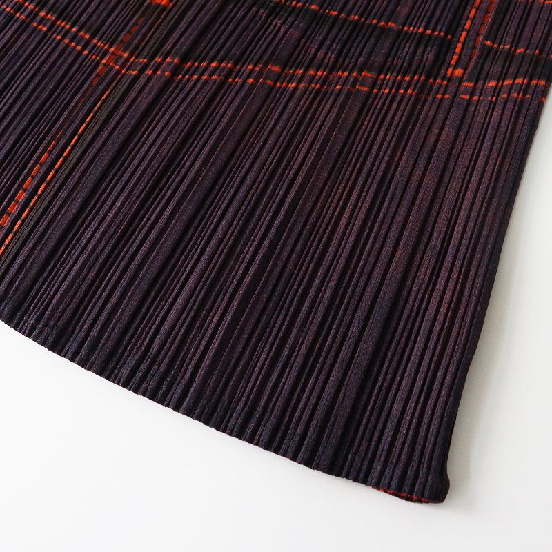 美品 イッセイミヤケ プリーツプリーズ PLEATS PLEASE グラデーション