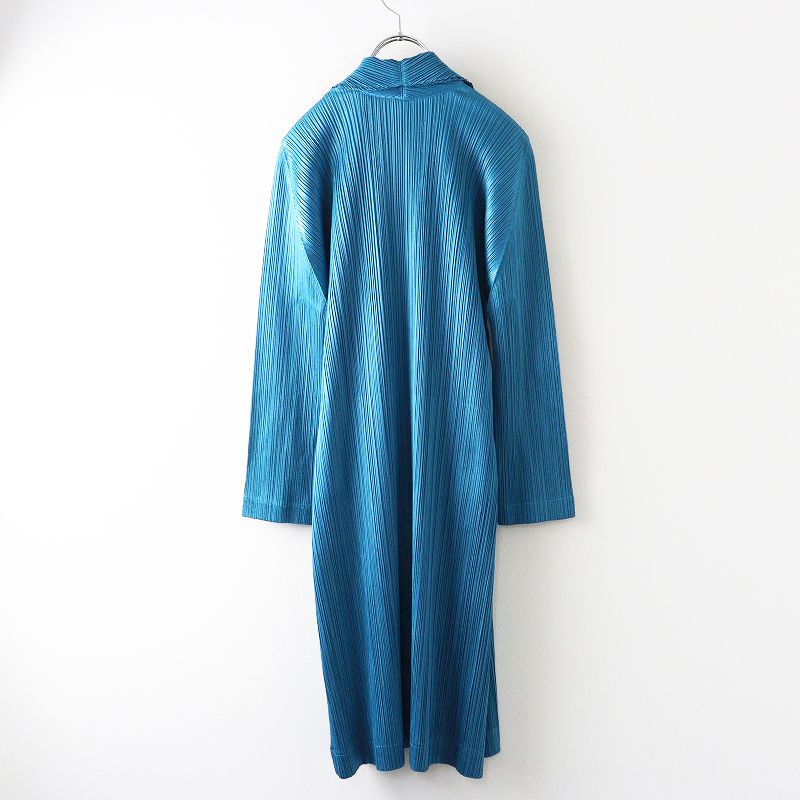 美品 イッセイミヤケ プリーツプリーズ PLEATS PLEASE ダブルショール