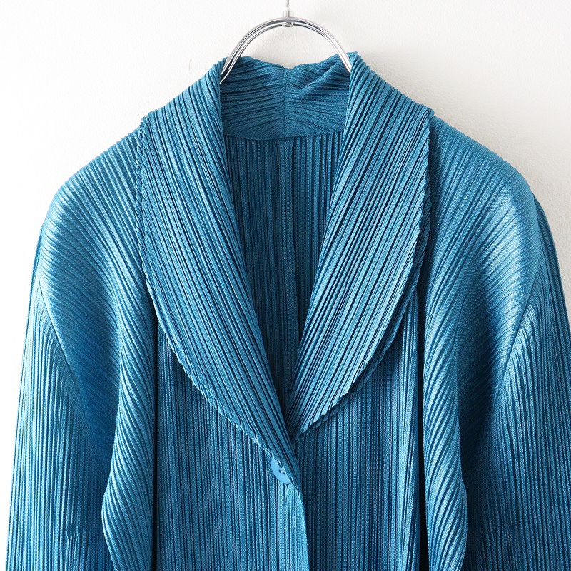 美品 イッセイミヤケ プリーツプリーズ PLEATS PLEASE ダブルショール