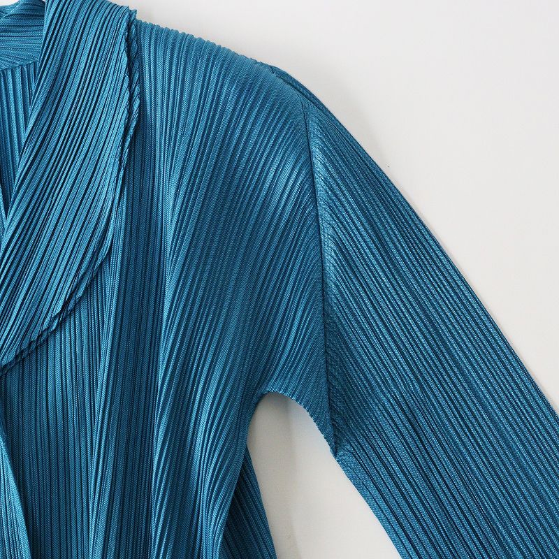 美品 イッセイミヤケ プリーツプリーズ PLEATS PLEASE ダブルショール