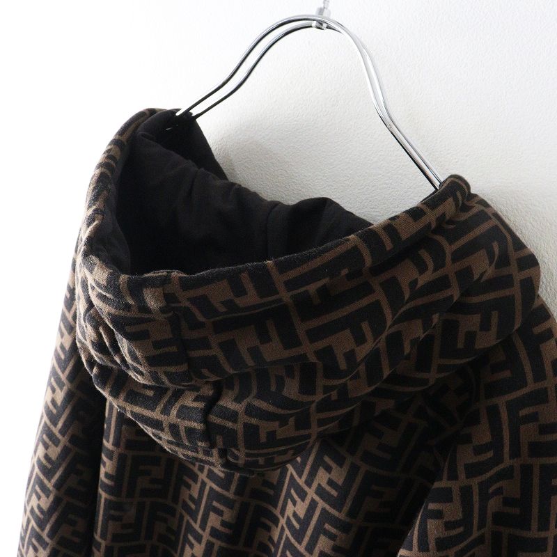 メンズ 良品 JPタグ 2019年 フェンディ FENDI ズッカ柄 配色トリミング