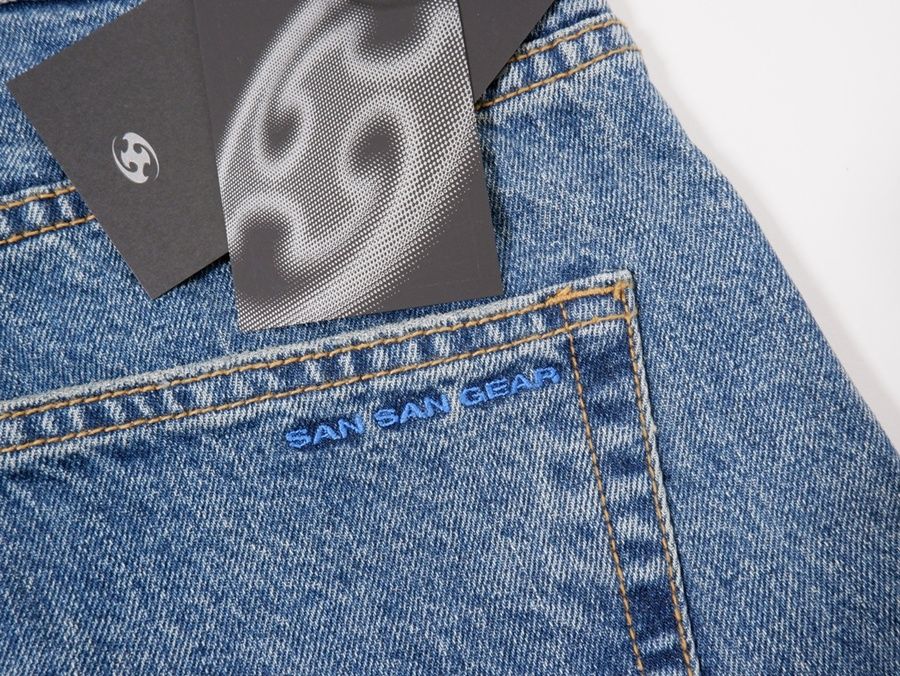 SAN SAN GEARサンサンギア 2025AW WASHING DENIM PANTSデニムパンツ