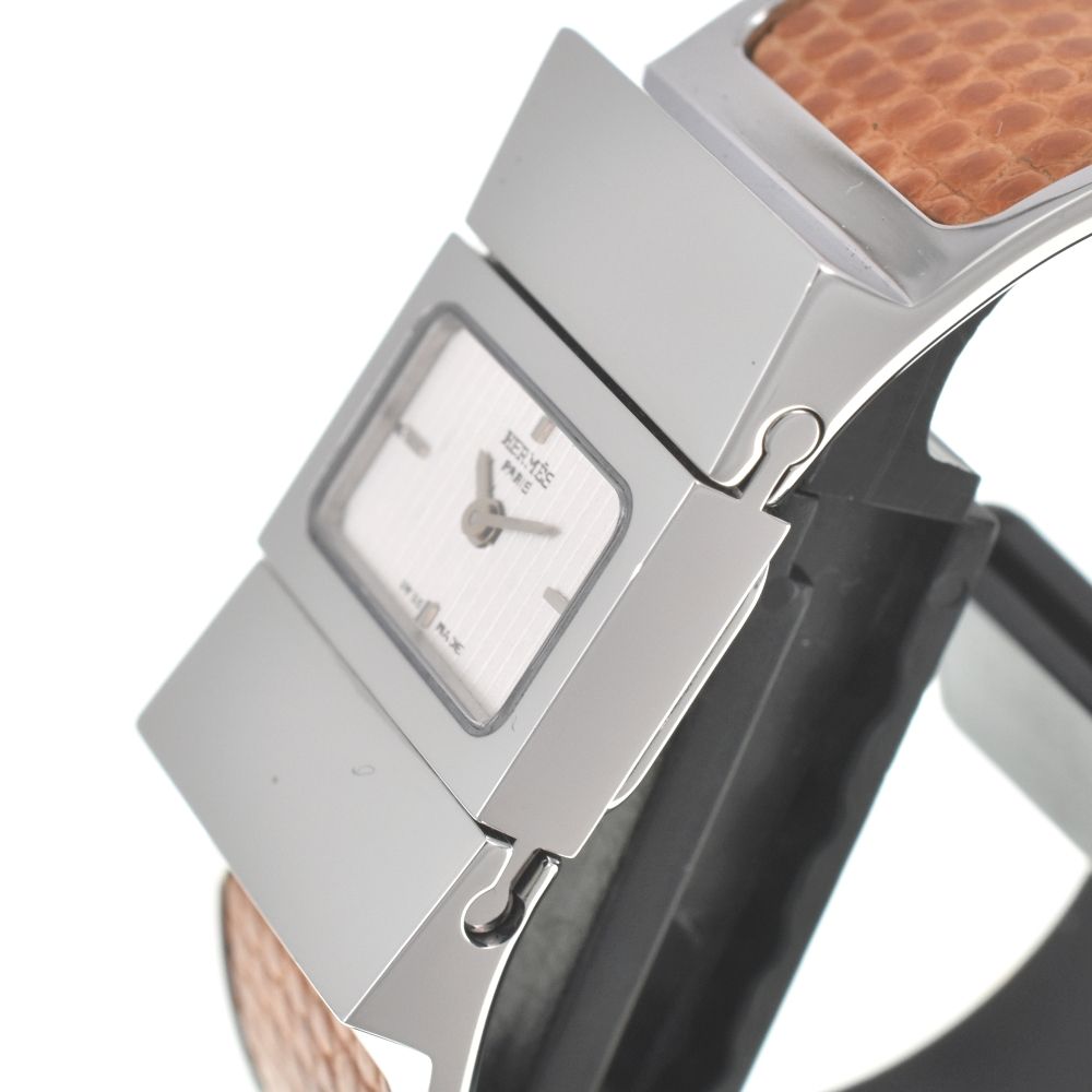 値下 エルメス HERMES L01.210 ロケ クォーツ レディース 美品 箱