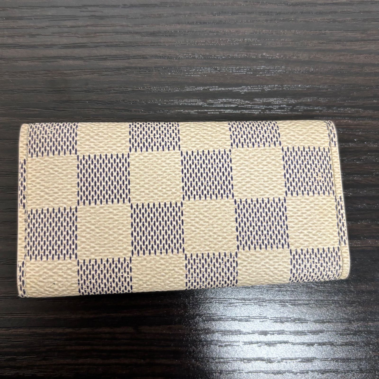 LOUIS VUITTON ルイ ヴィトン キーケース 4連 ダミエ ホワイト グレー