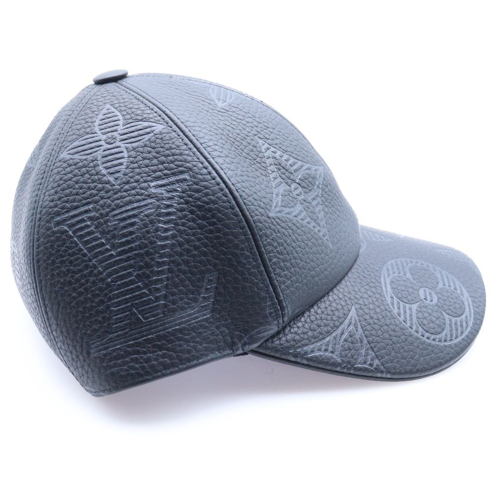 LOUIS VUITTON (ルイヴィトン) モノグラム レザーベースボールキャップ