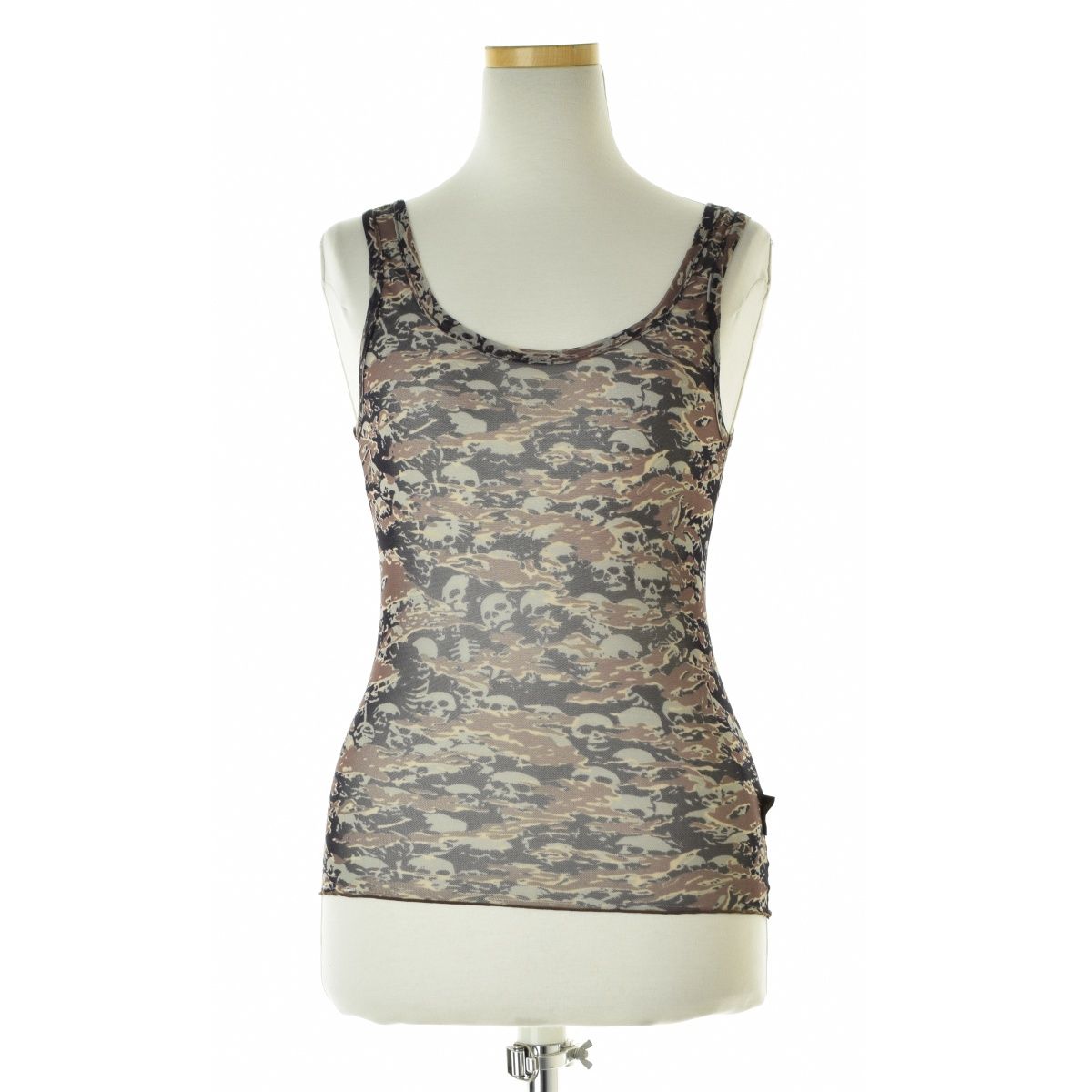 HYSTERICS】90〜00s スカル柄パワーネットタンクトップ - メルカリ