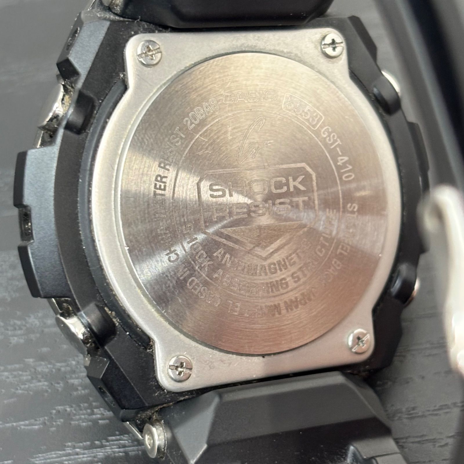 s)クォーツ腕時計・G-SHOCK デジアナ ラバー ブラック ブラック GST 