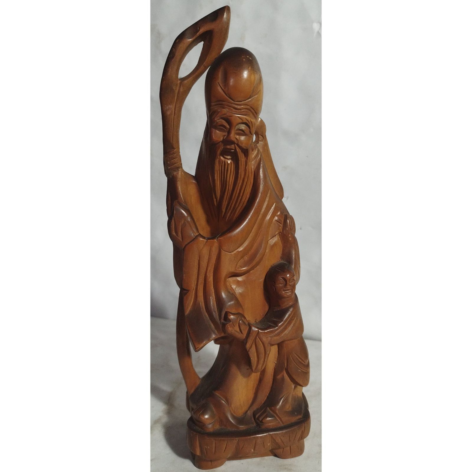 寿老人 (木製) ( #14098 ) - メルカリ
