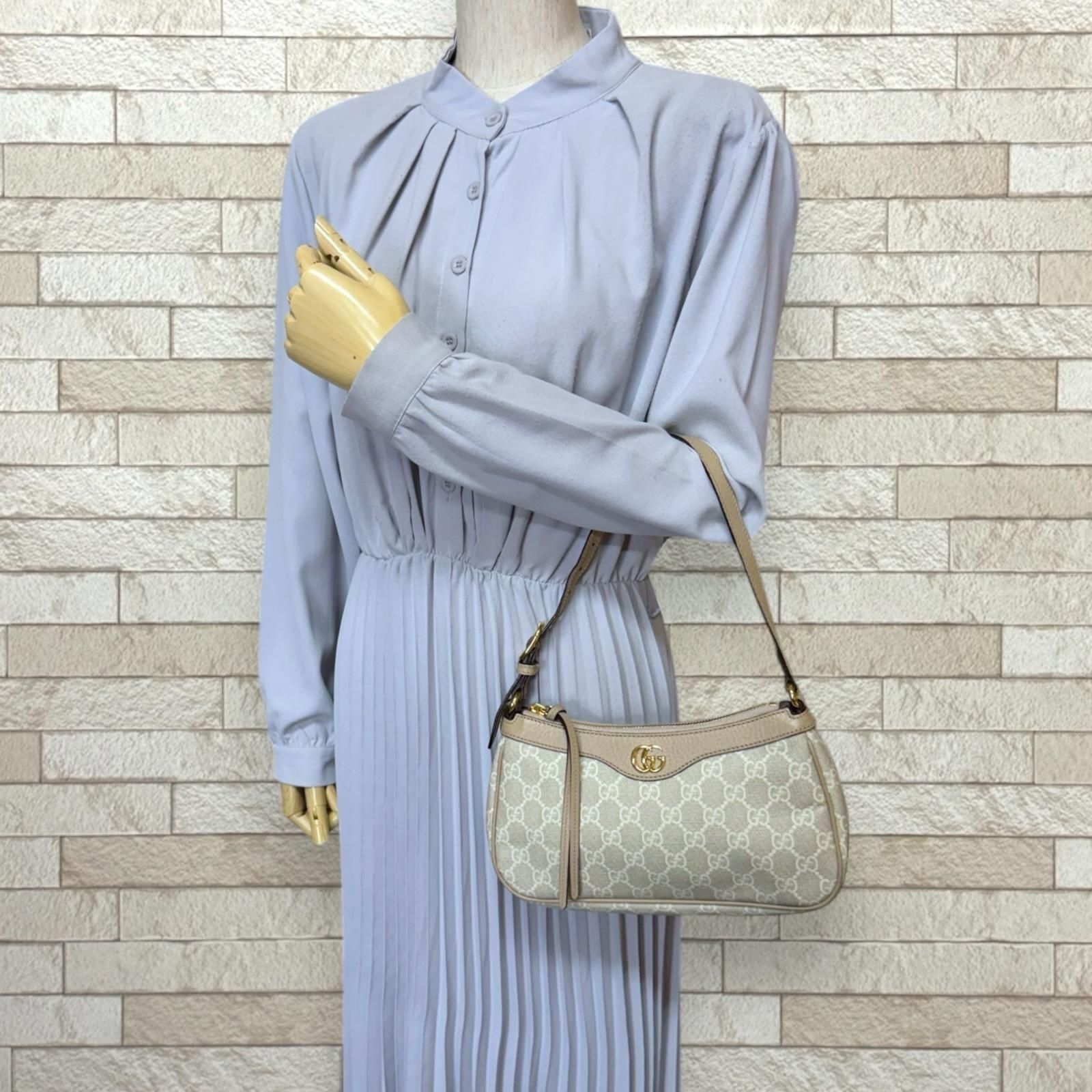 グッチ スモールハンドバッグ GGスプリーム ショルダーバッグ GG