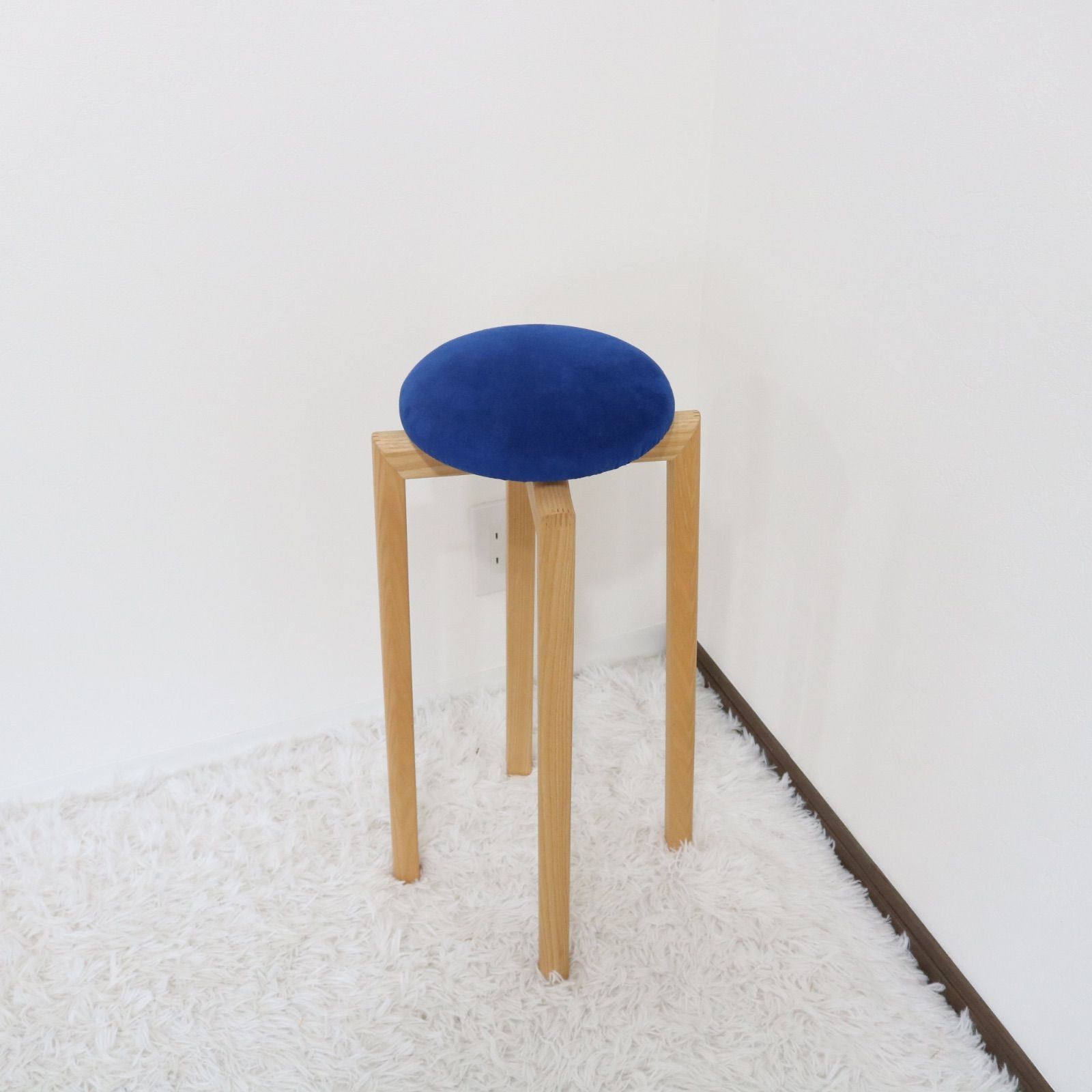 【 匠工芸 & クリッパン 】マッシュルーム スツール ライトブルー クリッパン× 匠工芸 スツール｜北欧モダンデザイン広場