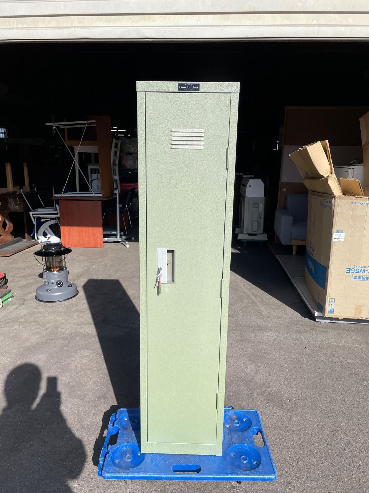 KSK ガンロッカー スチール製 グリーン　5丁用 KSK ガンロッカー 5丁用 ガンロッカー5丁保管 製 製品紹介｜ KSK