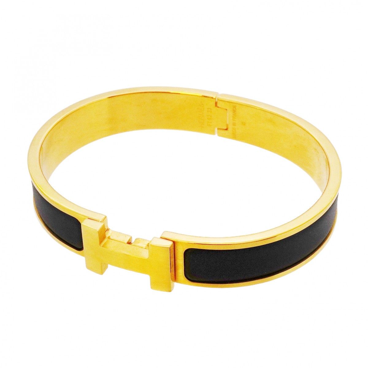 6jab0278-k】エルメス バングル クリッククラックPM GPメッキ ゴールド