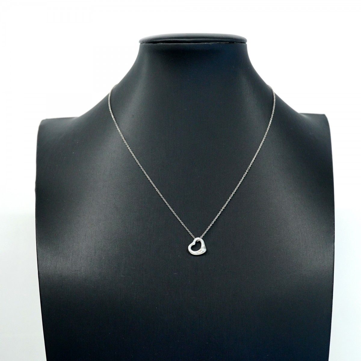 6jab0279-k】ティファニー ネックレス オープンハート シルバー925