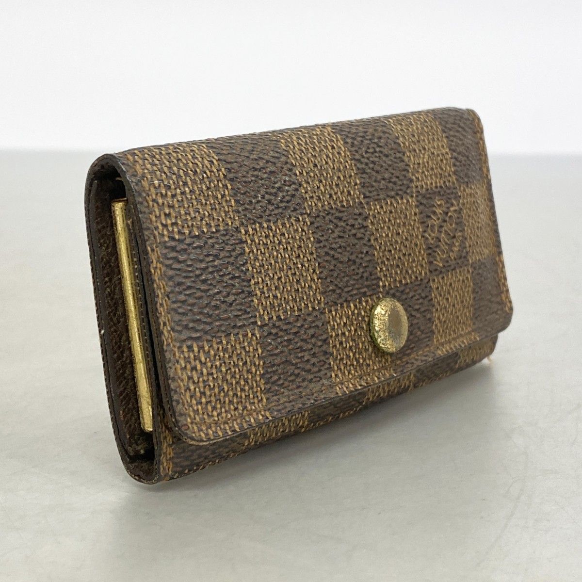 6ad4136】ルイヴィトン キーケース ダミエ ミュルティクレ4 N62631