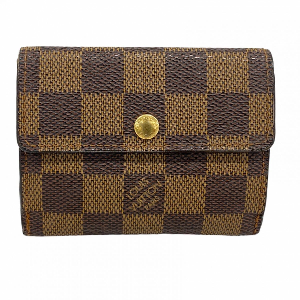 美品 ルイヴィトン ダミエ エベヌ ラドロー コインケース カードケース 茶色 6ad4264-k】ルイヴィトン コインケース ダミエ ラドロー N62925 エベヌ