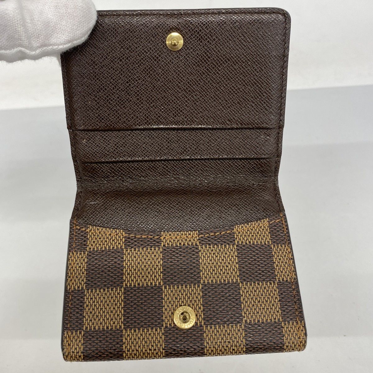 美品 ルイヴィトン ダミエ エベヌ ラドロー コインケース カードケース 茶色 6ad4264-k】ルイヴィトン コインケース ダミエ ラドロー N62925 エベヌ