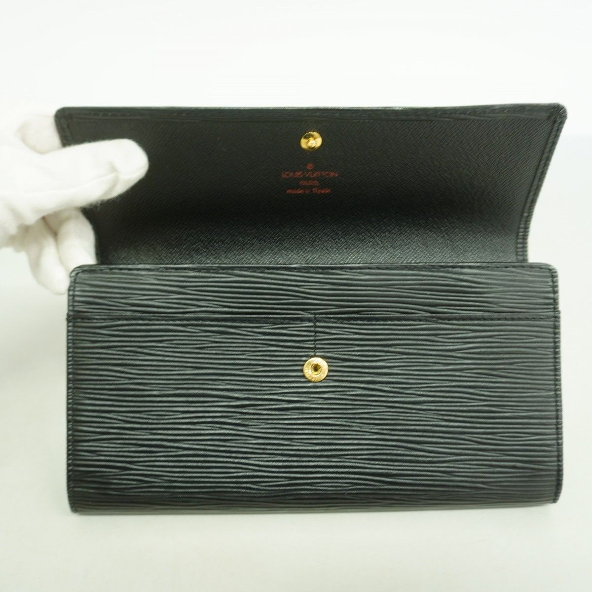 6ad4333-k】ルイヴィトン 長財布 エピ ポシェットポルトモネクレディ