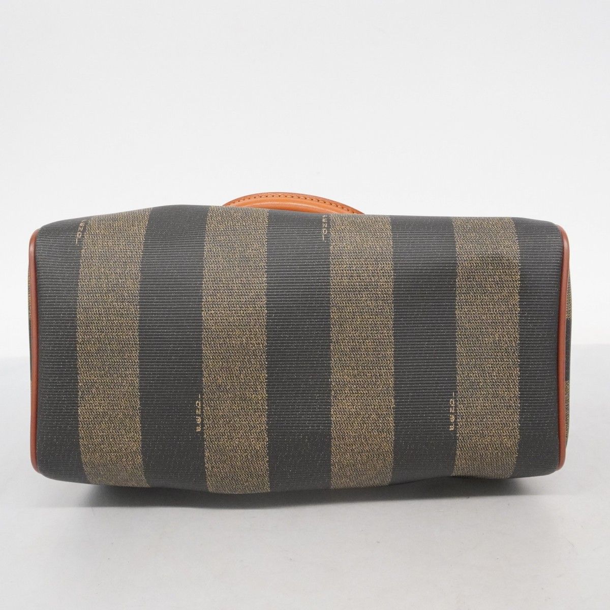 6ad4352】フェンディ ハンドバッグ ペカン PVC ダークブラウン  