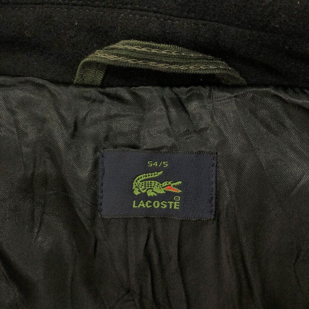 LACOSTE ラコステ ウールジャケット ブラック(メンズ 54)中古 古着