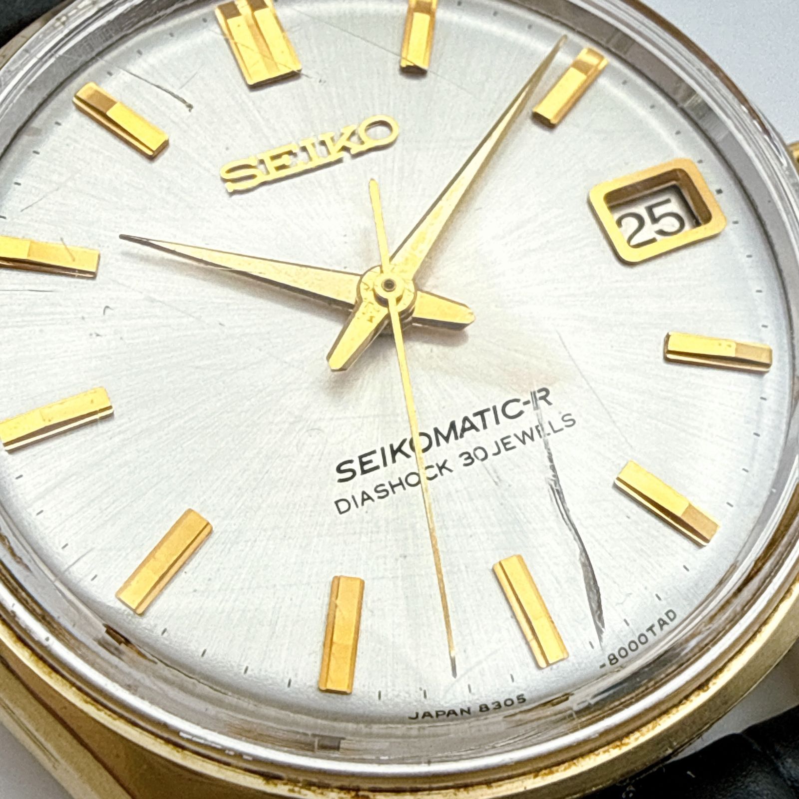 B119【希少・稼働・1965年製 ヴィンテージ・新品ベルト】SEIKO 