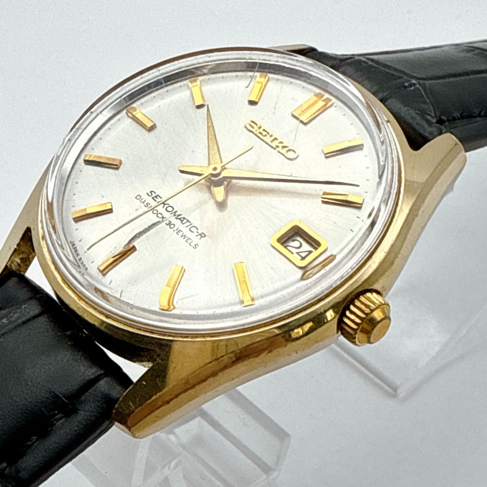 B119【希少・稼働・1965年製 ヴィンテージ・新品ベルト】SEIKO 