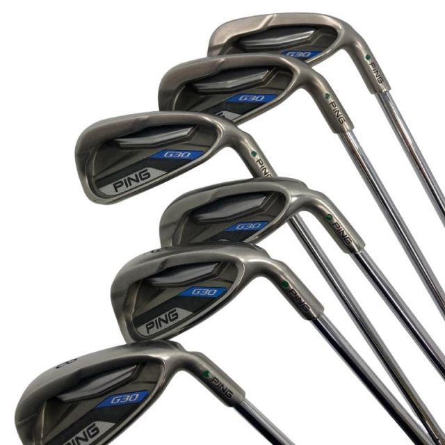 中古】 ピン G30 6S アイアンセット IR CFS DISTANCE スチール