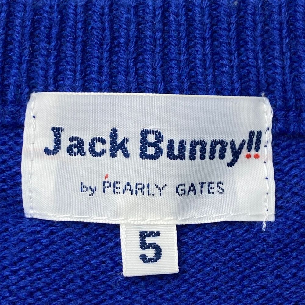 サイズ：5 JACK BUNNY ジャックバニー ウール混 長袖ニットセーター