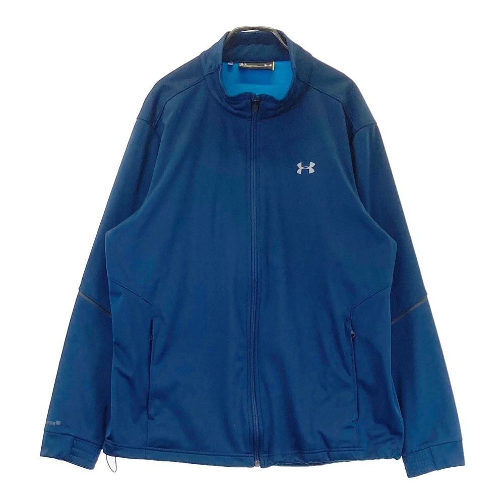 サイズ：L UNDER ARMOUR アンダーアーマー ジップジャケット ネイビー