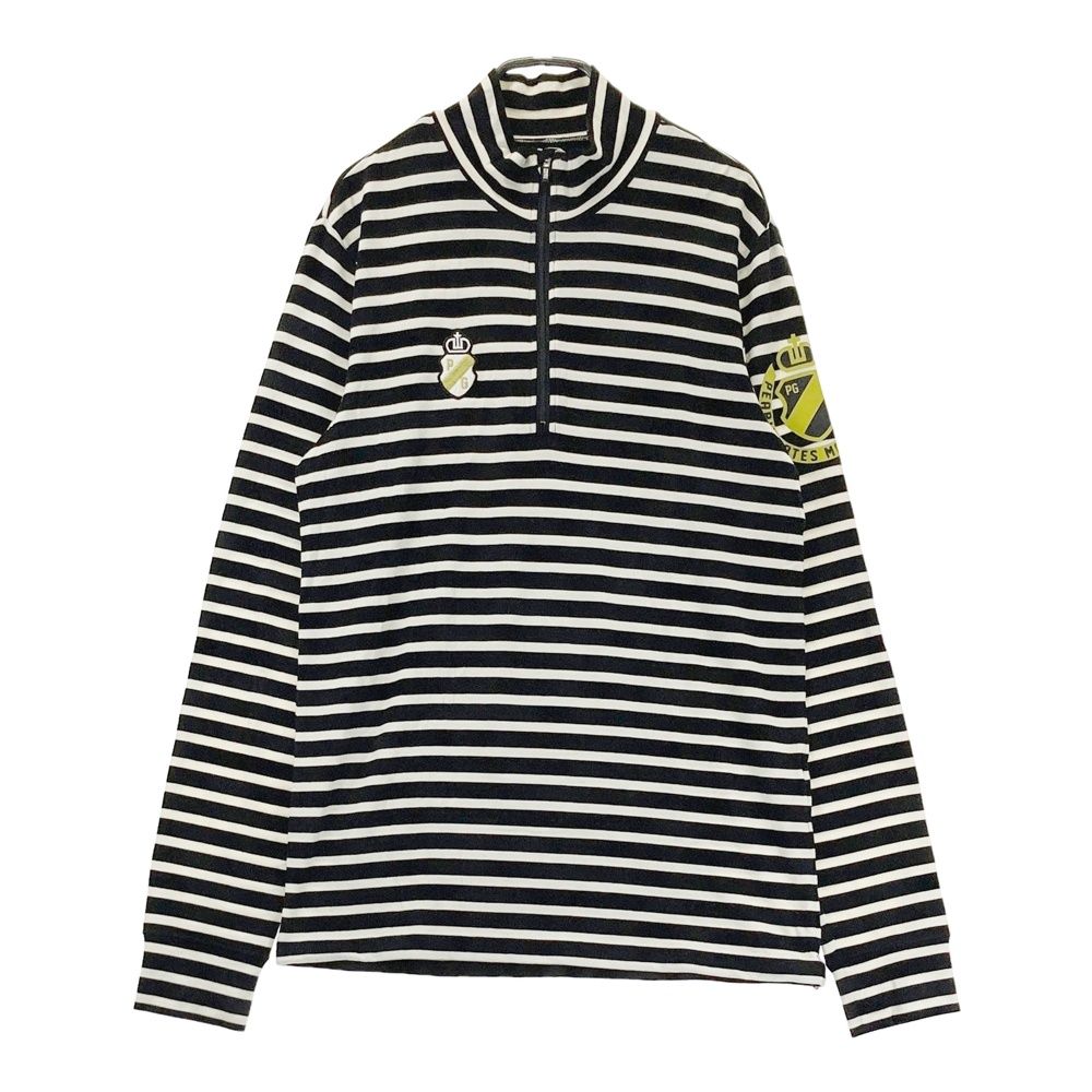 サイズ：4 PEARLY GATES パーリーゲイツ 起毛 ハーフジップ 長袖T