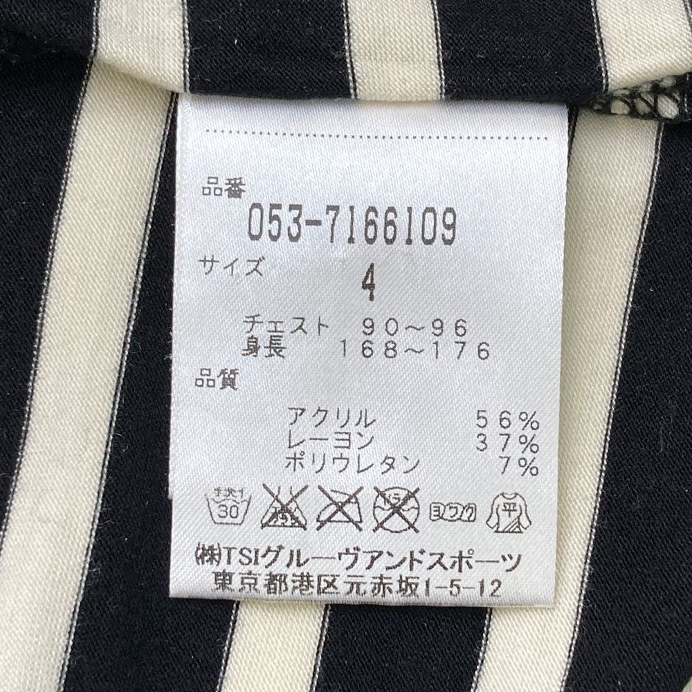 サイズ：4 PEARLY GATES パーリーゲイツ 起毛 ハーフジップ 長袖T