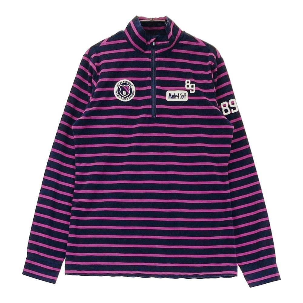 サイズ：1 PEARLY GATES パーリーゲイツ ハーフジップ 長袖Tシャツ