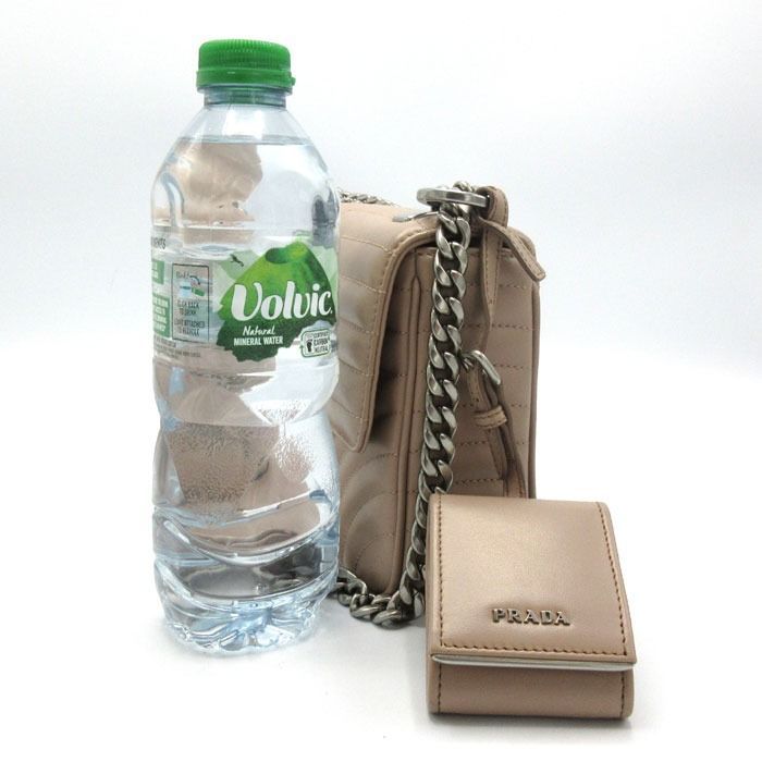 【新品】プラダ 1BD108 SOFT CALF IMPUN CIPRIA 2 (ベージュ系) バッグ ショルダーバッグ PRADA レザー ダイアグラム ショルダー 斜め掛け アウトレット レディース PRADA - 【新品】プラダ 1BD108 SOFT CALF IMPUN CIPRIA 2 (ベージュ系