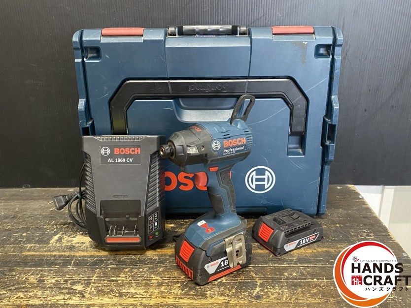 ○【中古品】BOSCH ボッシュ GDR18V-EC バッテリーインパクト