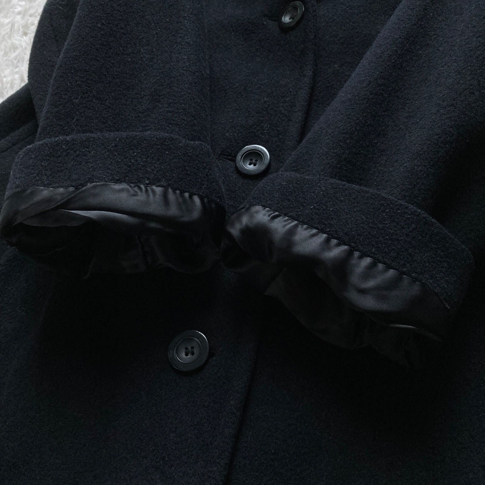 美品 マックスマーラ Max Mara 銀タグ ロングコート チェスターコート