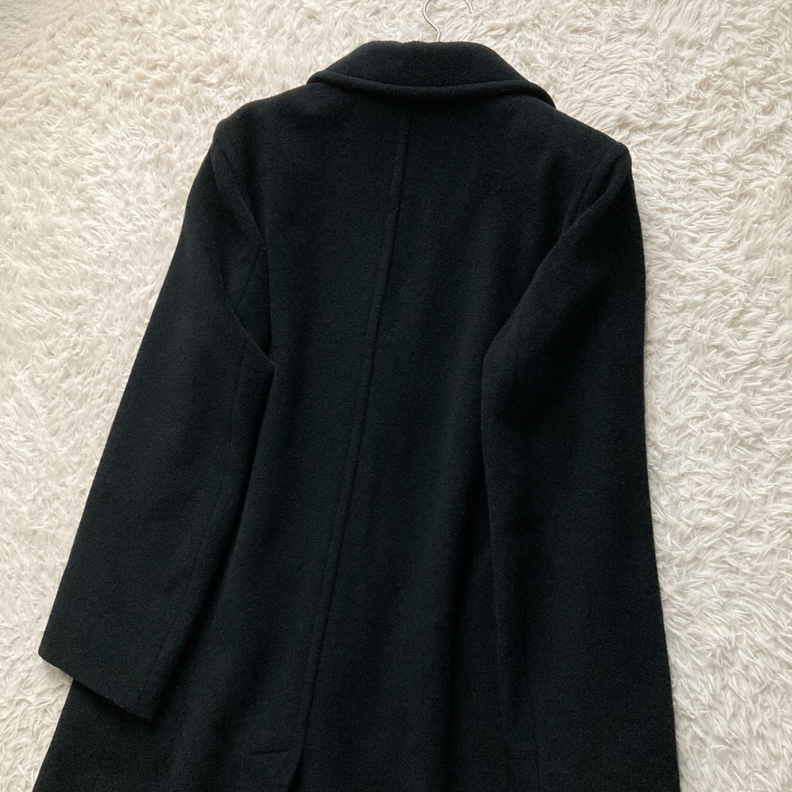 美品 マックスマーラ Max Mara 銀タグ ロングコート チェスターコート