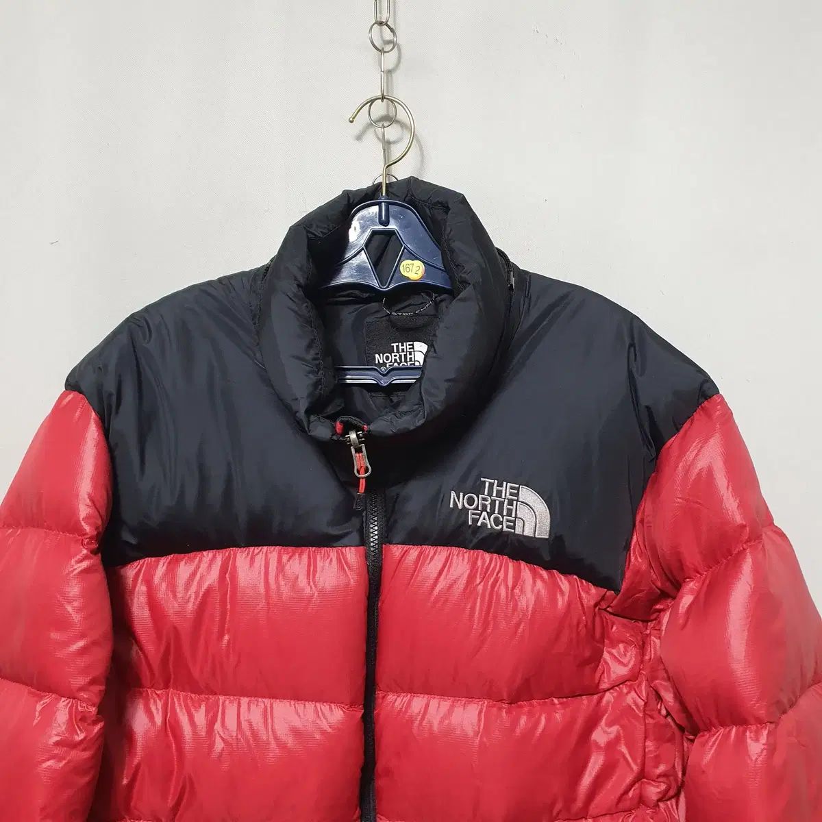 THE NORTH FACE ダウンジャケット 赤黒 L167 THE NORTH FACE ザノース 