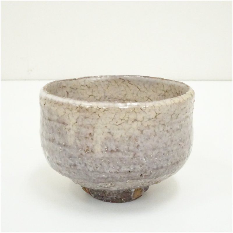 萩焼 玉隆山 吉田萩苑造 茶碗（銘：玉づさ）（堀内家十二代 宗完 兼