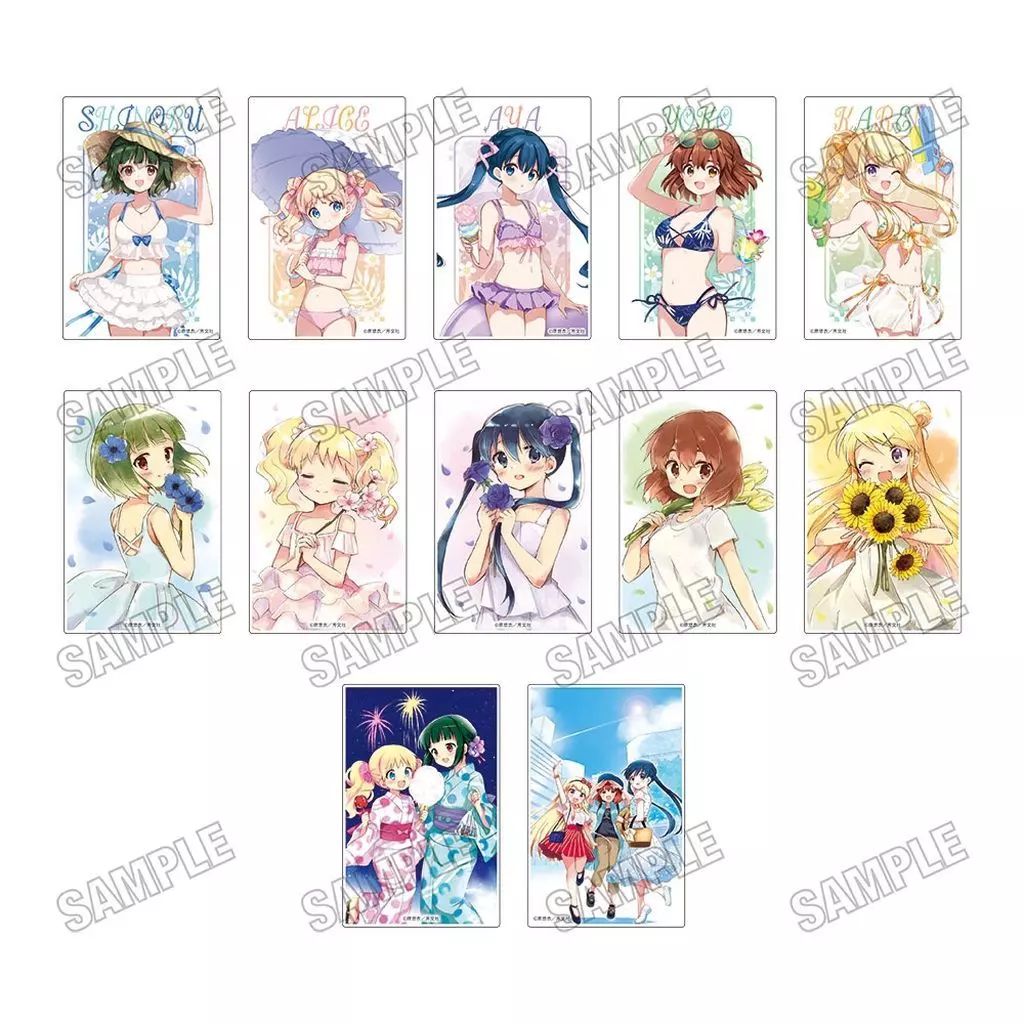 アクリルスタンド アクリルパネル 全12種セット きんいろモザイク アクリルブロックコレクション C 106グッズ