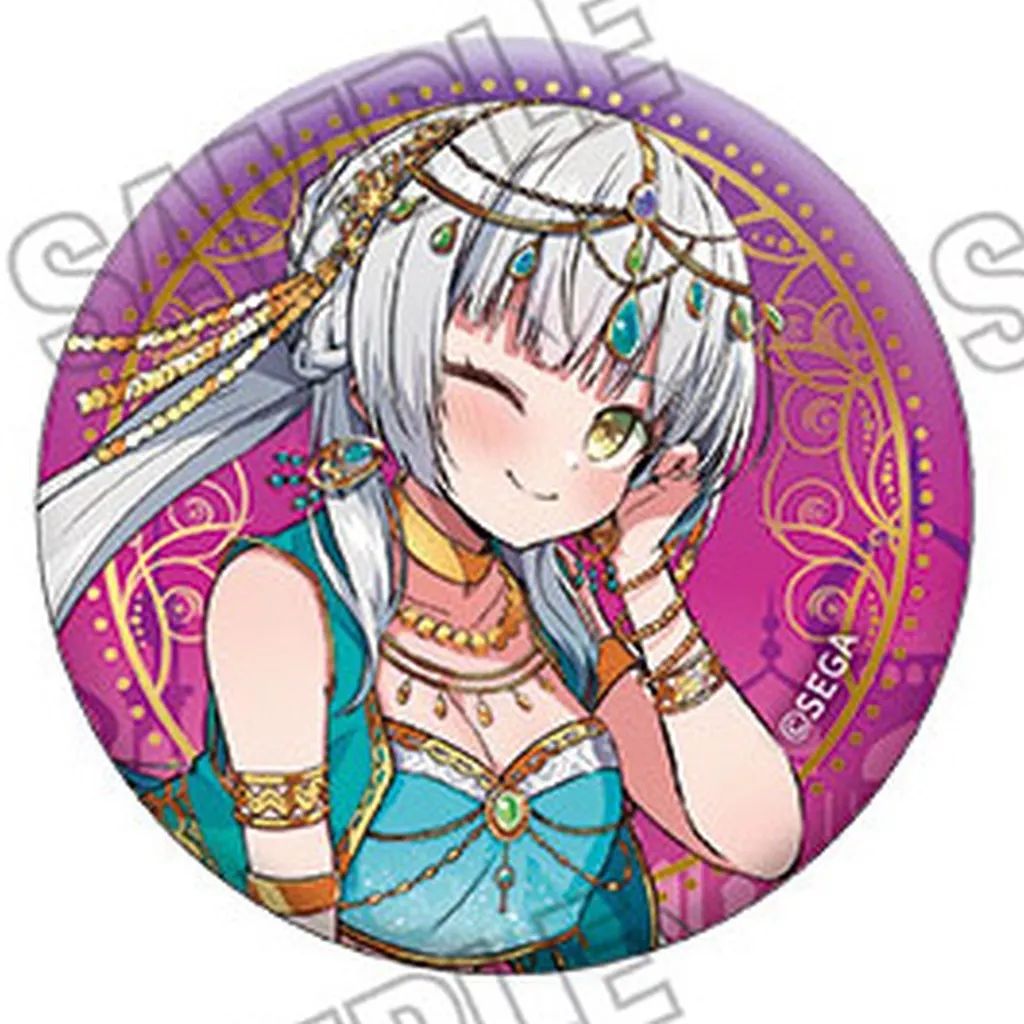 中古】バッジ・ピンズ 柏木咲姫(描き下ろし/アラビアン衣装) 「ゲキ