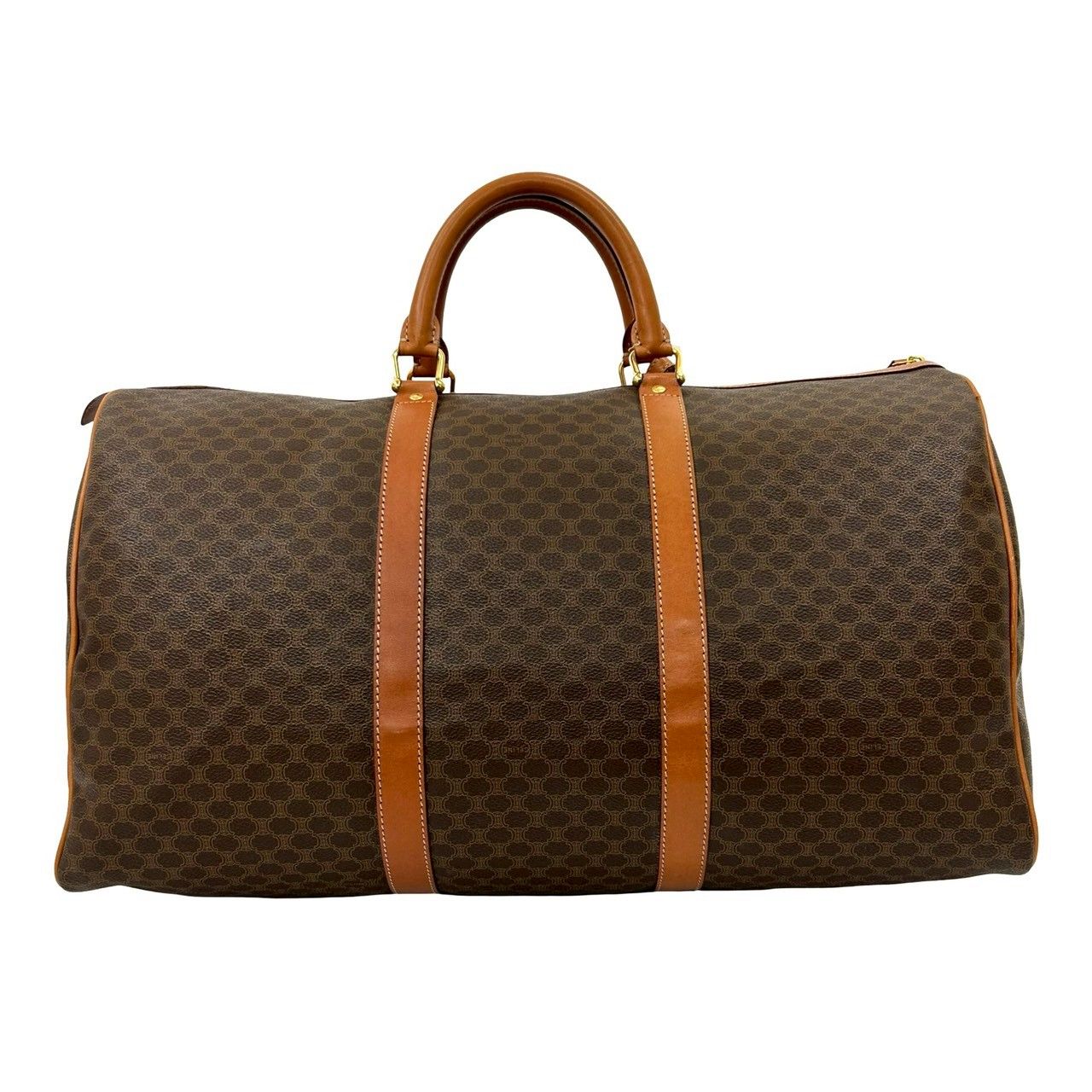 美品 セリーヌ マカダム ブラゾン柄 ハンドバッグ　ヴィンテージ CELINE セリーヌ マカダム柄 ブラゾンロゴ ヴィンテージ ハンドバッグ