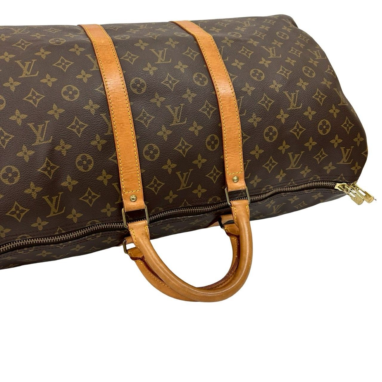 ルイヴィトン モノグラム キーポル55 ブラウン ボストンバッグ ハンドバッグ ルイヴィトン LOUIS VUITTON キーポル55 モノグラム ボストンバッグ