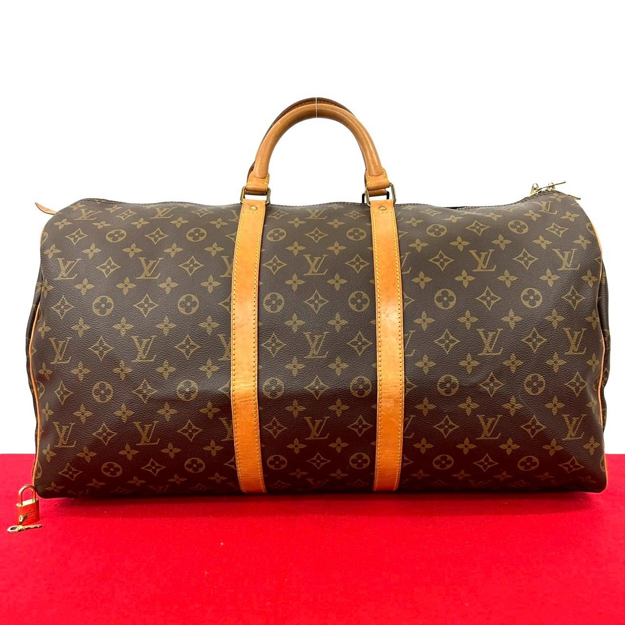 極 美品 LOUIS VUITTON ルイヴィトン ヴィンテージ キーポル55