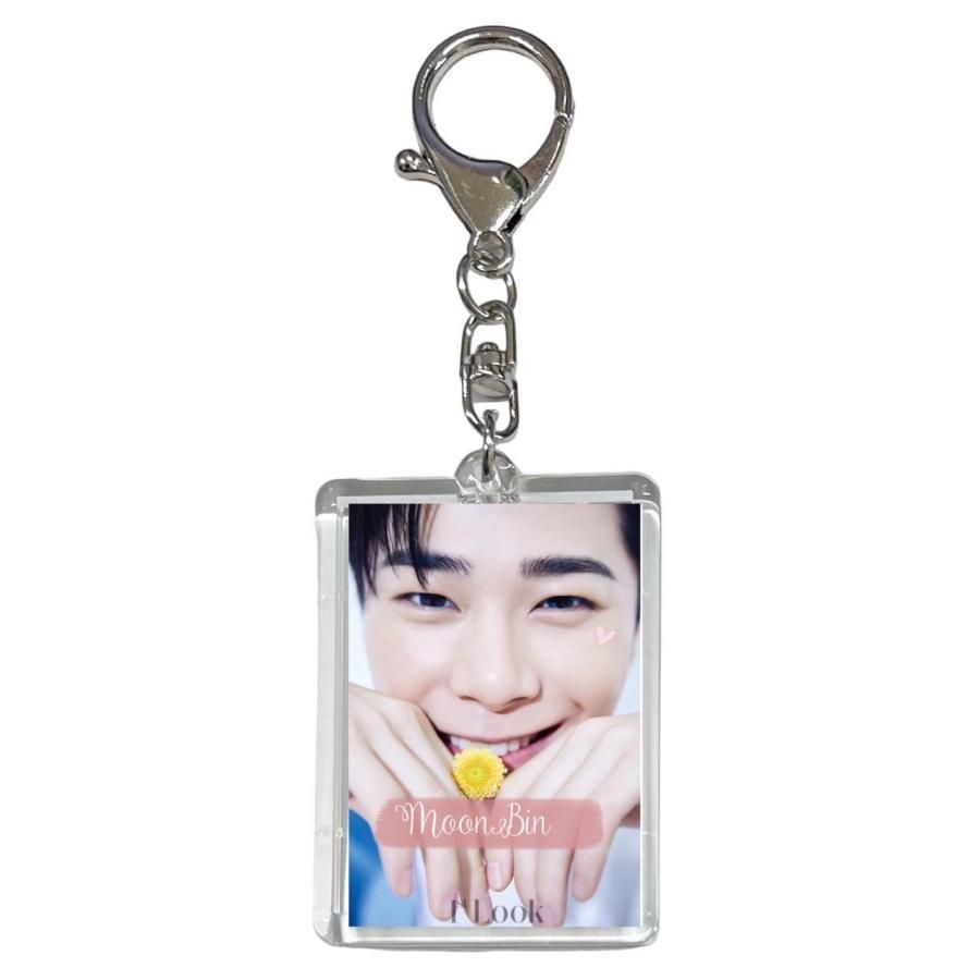 ムンビン ASTRO アストロ 両面 写真入り キーホルダー 韓流 グッズ