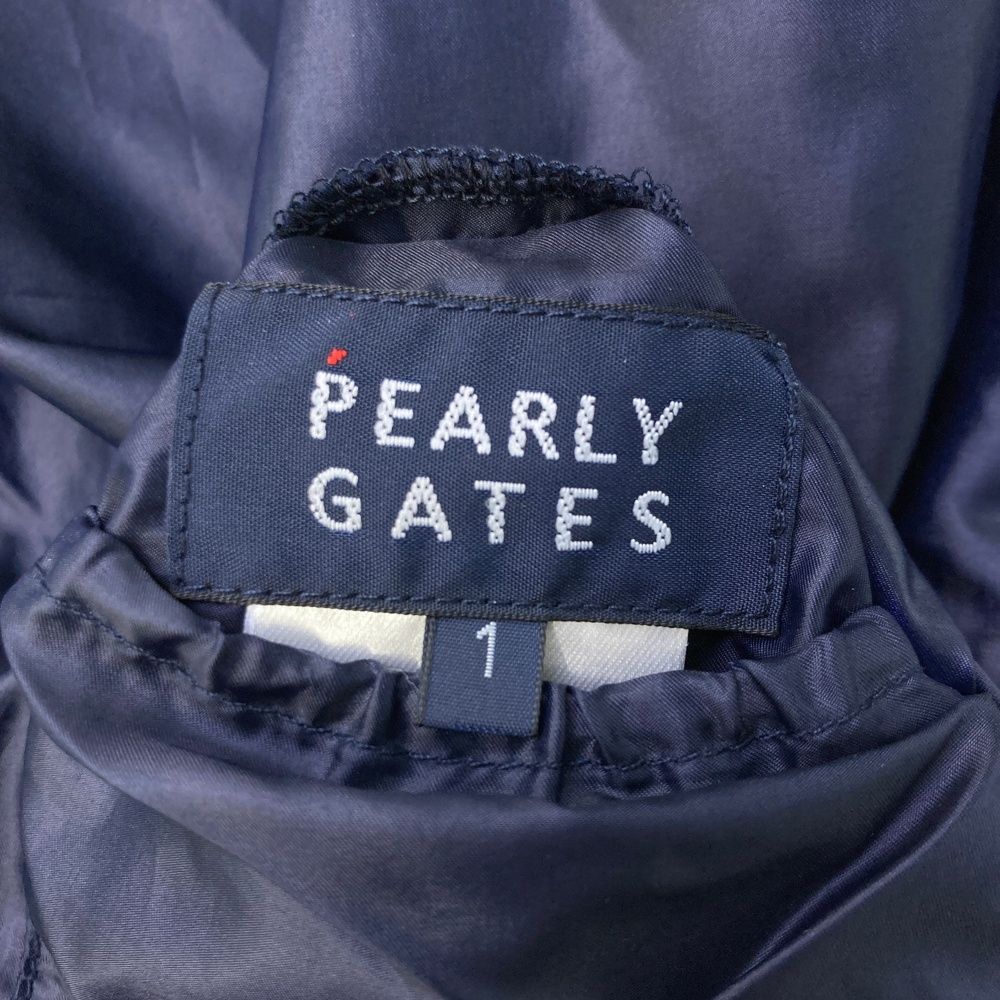 サイズ：1 PEARLY GATES パーリーゲイツ リバーシブルベスト ホワイト