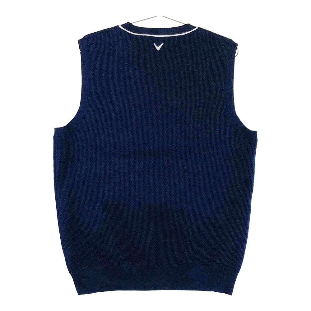 サイズ：LL CALLAWAY キャロウェイ ニットベスト ネイビー系