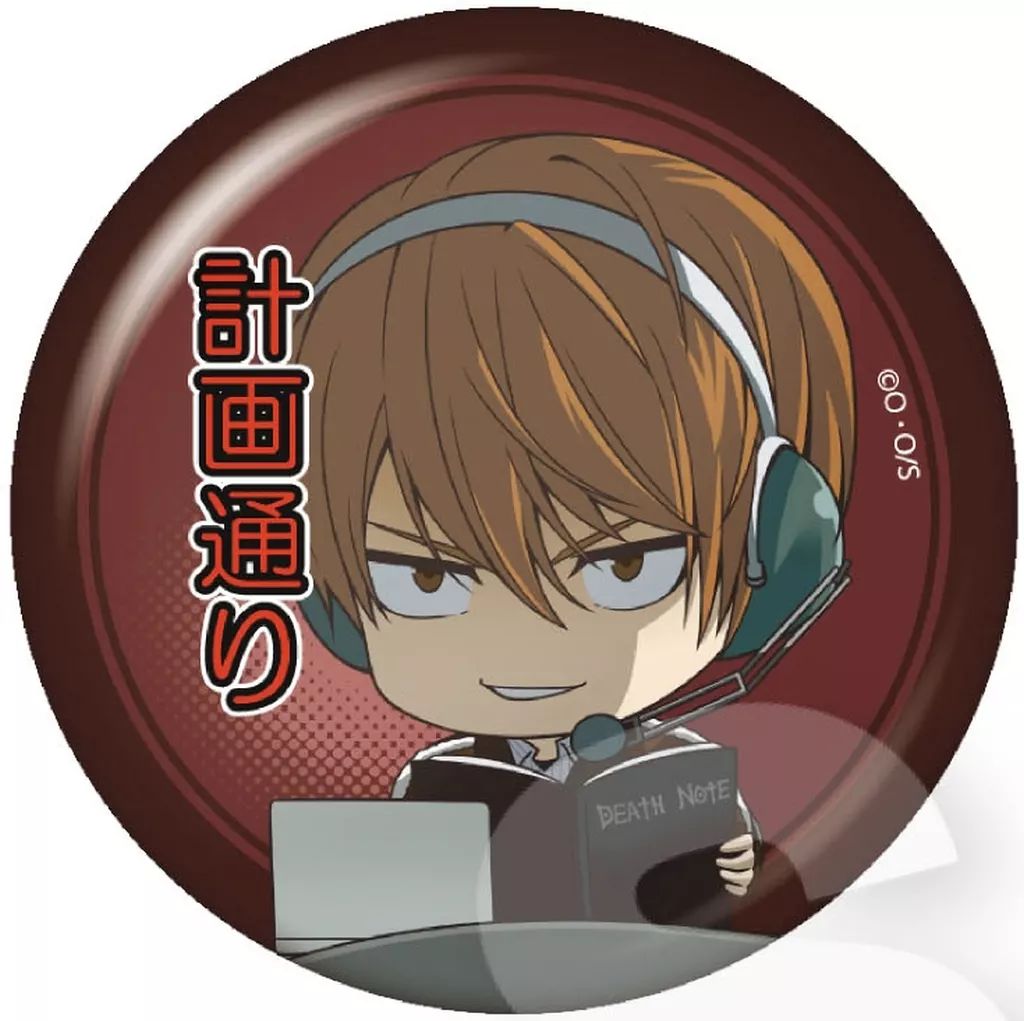 夜神月「DEATH NOTE」缶バッジ 中古】バッジ・ビンズ 夜神月 「DEATH NOTE トレーディング缶バッジ 名