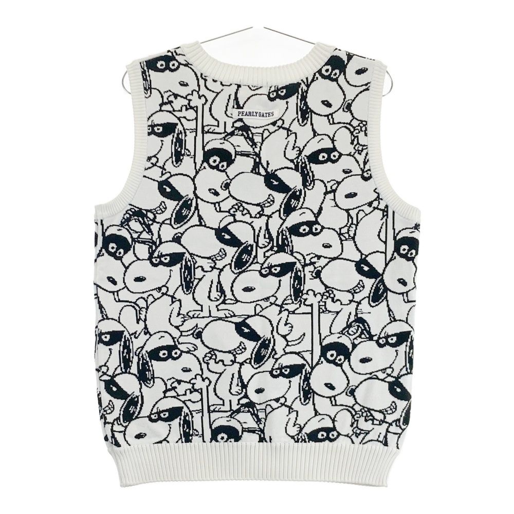 【極美品】PEARLY GATES パーリーゲイツ ニットベスト スヌーピー 5 サイズ：4 PEARLY GATES パーリーゲイツ ×PEANUTS ニットベスト