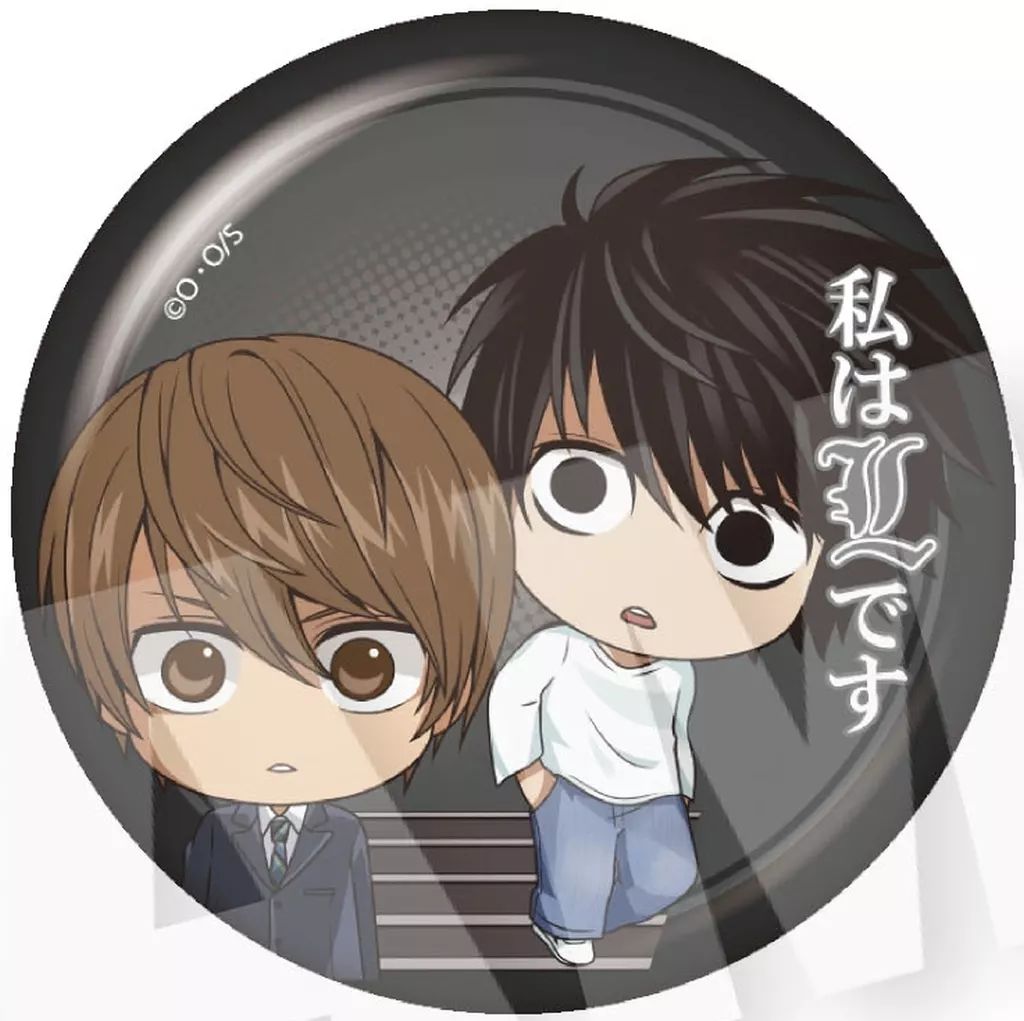 中古】バッジ・ビンズ L 「DEATH NOTE トレーディング缶バッジ 名